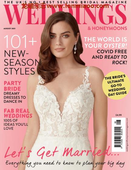 [英国版]Weddings & Honeymoons 婚礼与蜜月杂志PDF电子版 2021年8月刊